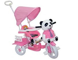 Panda Ebeveyn kontrollü 3 tekerlekli bisiklet