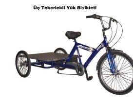 Üç Tekerlekli Yük Taşıma Bisikleti