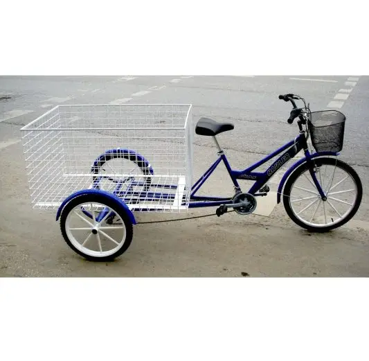 uc tekerlekli sepetli kargo bisikleti Jumbo Maksi model1