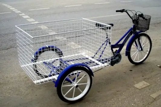 uc tekerlekli sepetli kargo bisikleti Jumbo Maksi model2