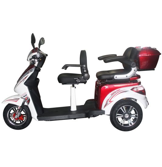 KR-12 VESTA 5000 - 2 Kişilik 3 Tekerlekli Elektrikli ve Şarjlı Scooter Bisiklet - Görsel 4